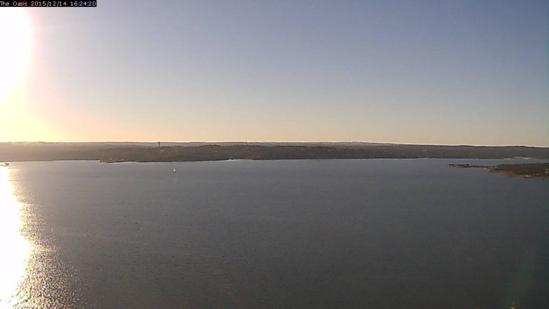 Lake Travis webcam, December 14, 2015 3:30 PM CT
