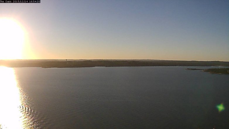 Lake Travis webcam, December 14, 2015 4:00 PM CT