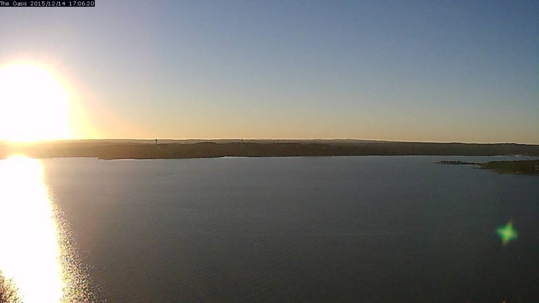 Lake Travis webcam, December 14, 2015 4:10 PM CT