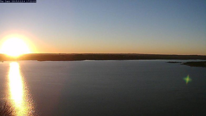 Lake Travis webcam, December 14, 2015 4:30 PM CT