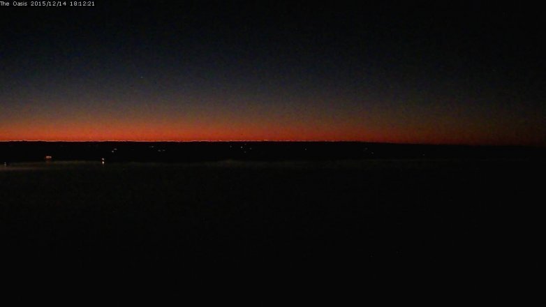 Lake Travis webcam, December 14, 2015 5:20 PM CT