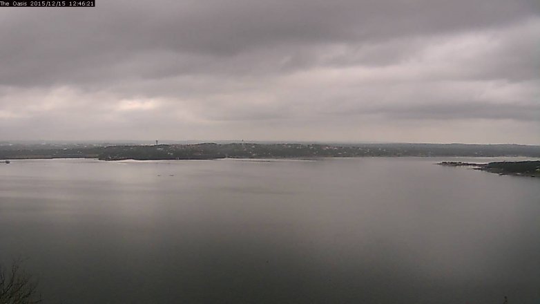 Lake Travis webcam, December 15, 2015 11:55 AM CT