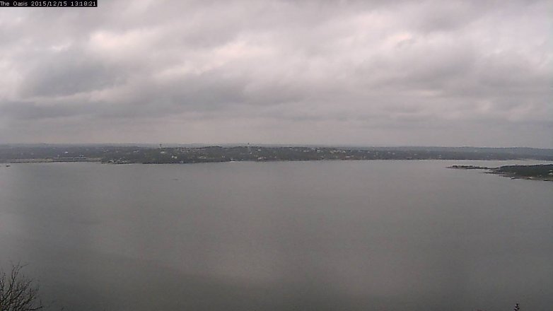 Lake Travis webcam, December 15, 2015 12:25 PM CT
