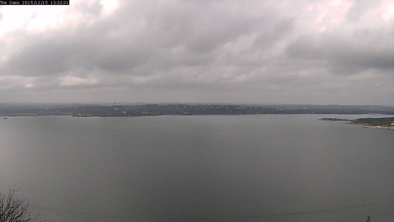 Lake Travis webcam, December 15, 2015 12:40 PM CT
