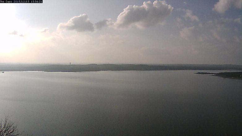 Lake Travis webcam, December 15, 2015 3:05 PM CT