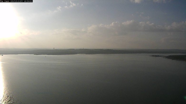 Lake Travis webcam, December 15, 2015 3:40 PM CT