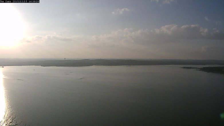 Lake Travis webcam, December 15, 2015 3:45 PM CT