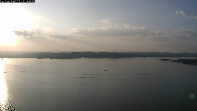 Lake Travis webcam, December 15, 2015 3:55 PM CT