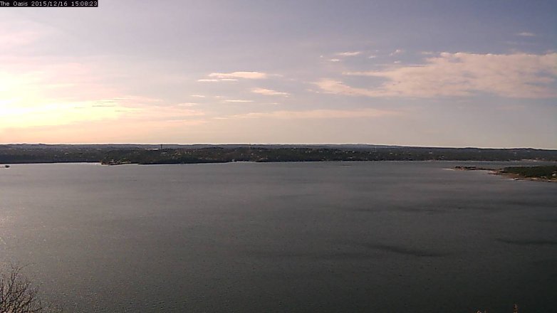 Lake Travis webcam, December 16, 2015 2:15 PM CT