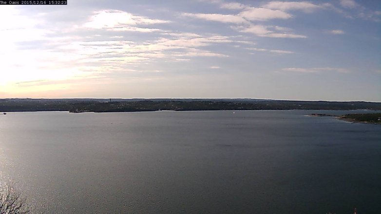 Lake Travis webcam, December 16, 2015 2:40 PM CT