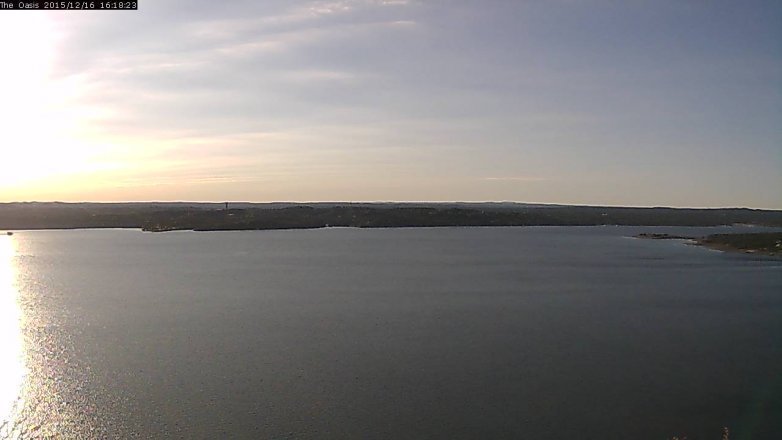 Lake Travis webcam, December 16, 2015 3:25 PM CT