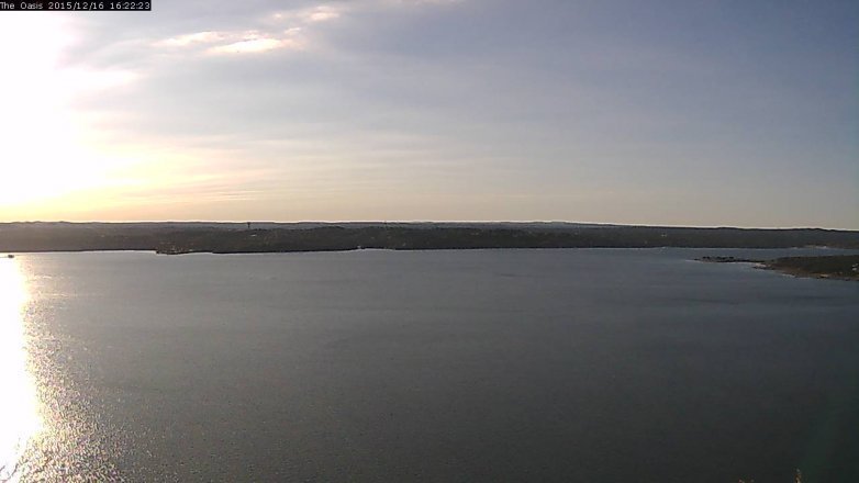 Lake Travis webcam, December 16, 2015 3:30 PM CT