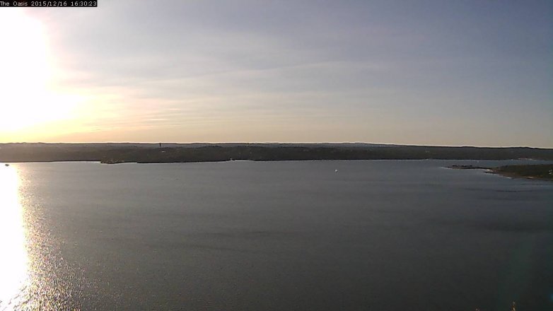 Lake Travis webcam, December 16, 2015 3:35 PM CT