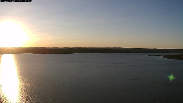 Lake Travis webcam, December 16, 2015 4:15 PM CT