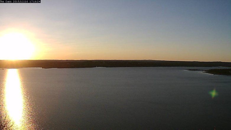 Lake Travis webcam, December 16, 2015 4:20 PM CT