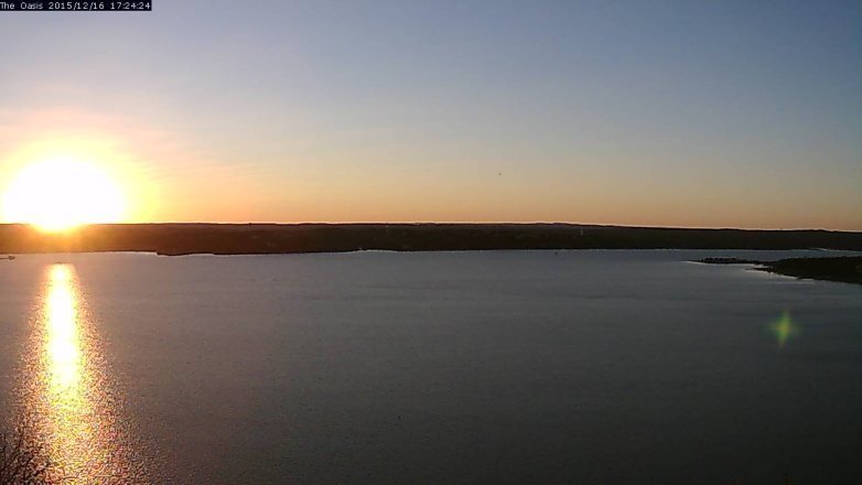 Lake Travis webcam, December 16, 2015 4:30 PM CT