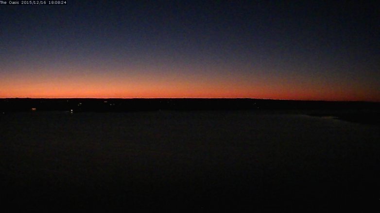 Lake Travis webcam, December 16, 2015 5:15 PM CT