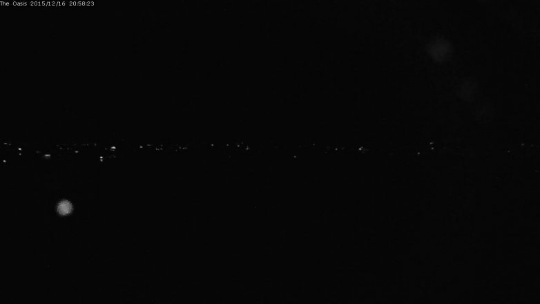 Lake Travis webcam, December 16, 2015 8:05 PM CT