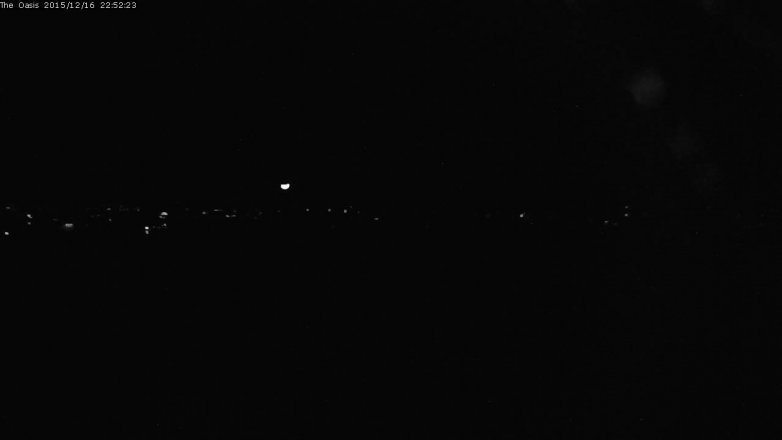 Lake Travis webcam, December 16, 2015 10:00 PM CT