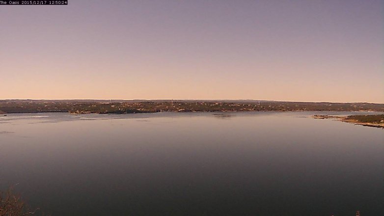 Lake Travis webcam, December 17, 2015 11:55 AM CT