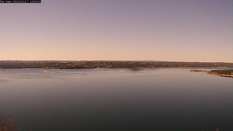 Lake Travis webcam, December 17, 2015 12:10 PM CT