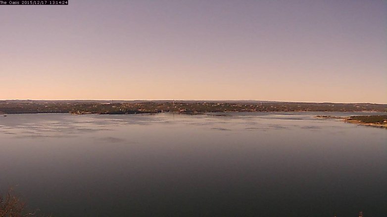 Lake Travis webcam, December 17, 2015 12:20 PM CT