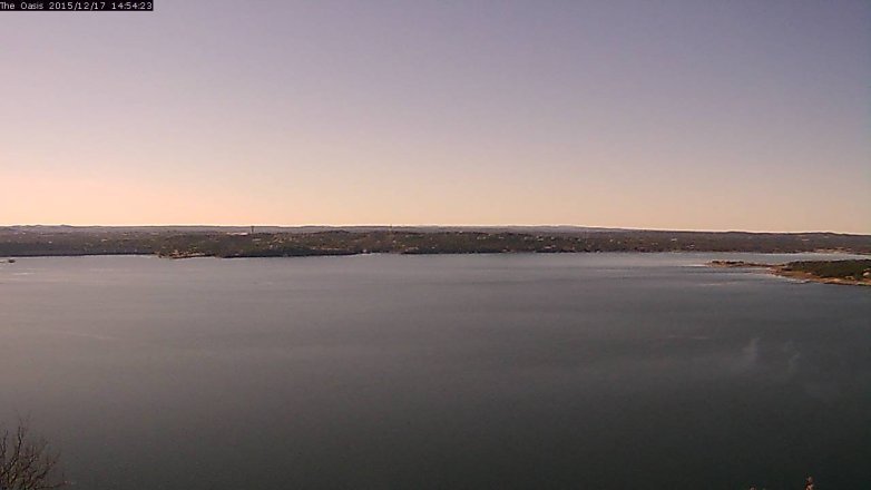 Lake Travis webcam, December 17, 2015 2:00 PM CT