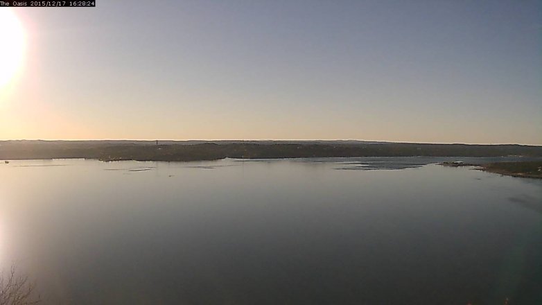 Lake Travis webcam, December 17, 2015 3:35 PM CT