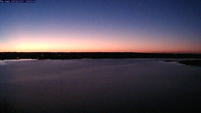 Lake Travis webcam, December 17, 2015 5:10 PM CT