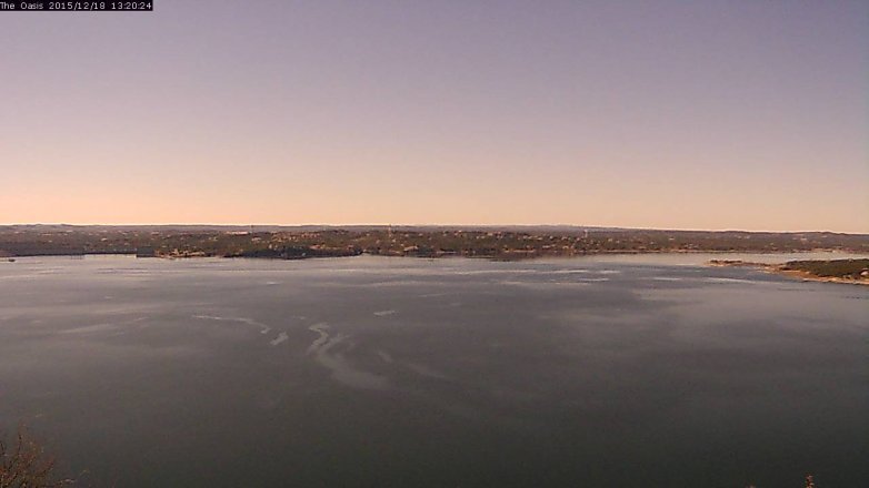 Lake Travis webcam, December 18, 2015 12:25 PM CT