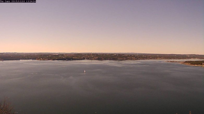 Lake Travis webcam, December 18, 2015 12:40 PM CT