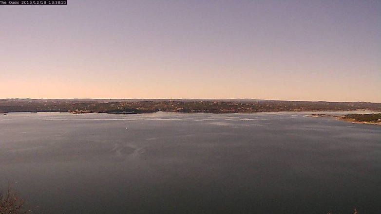 Lake Travis webcam, December 18, 2015 12:45 PM CT