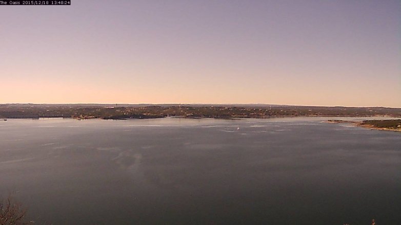 Lake Travis webcam, December 18, 2015 12:55 PM CT