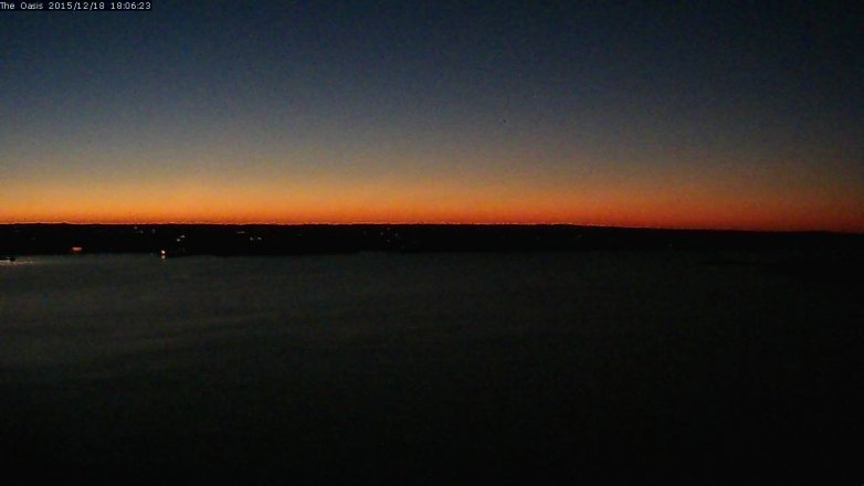 Lake Travis webcam, December 18, 2015 5:10 PM CT