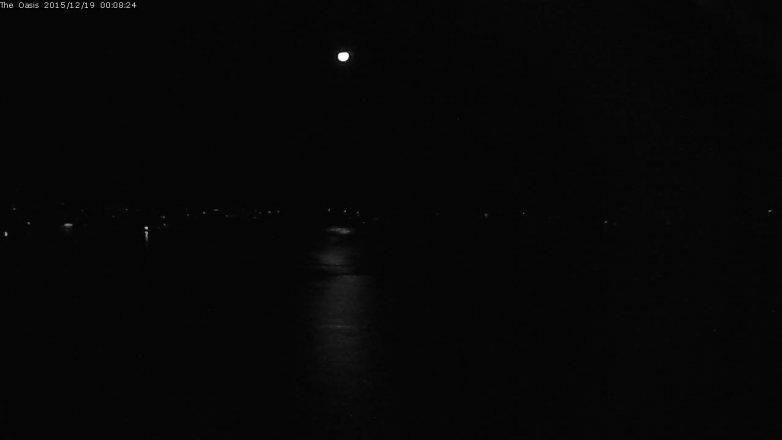Lake Travis webcam, December 18, 2015 11:15 PM CT