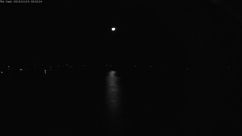Lake Travis webcam, December 18, 2015 11:30 PM CT