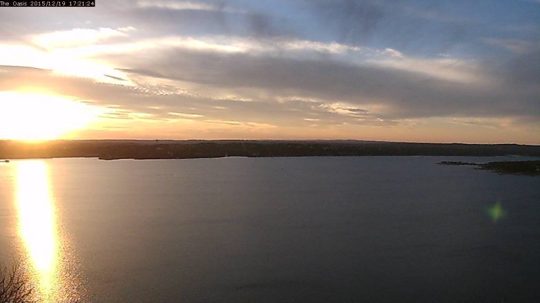 Lake Travis webcam, December 19, 2015 4:30 PM CT