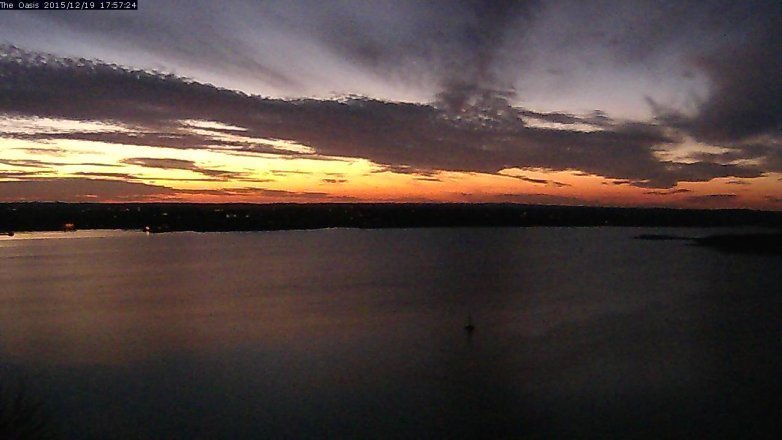 Lake Travis webcam, December 19, 2015 5:05 PM CT