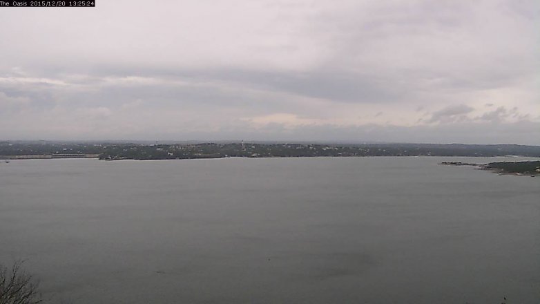 Lake Travis webcam, December 20, 2015 12:30 PM CT