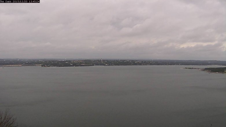 Lake Travis webcam, December 20, 2015 12:50 PM CT