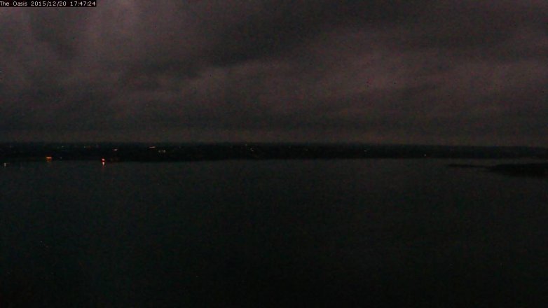 Lake Travis webcam, December 20, 2015 4:55 PM CT