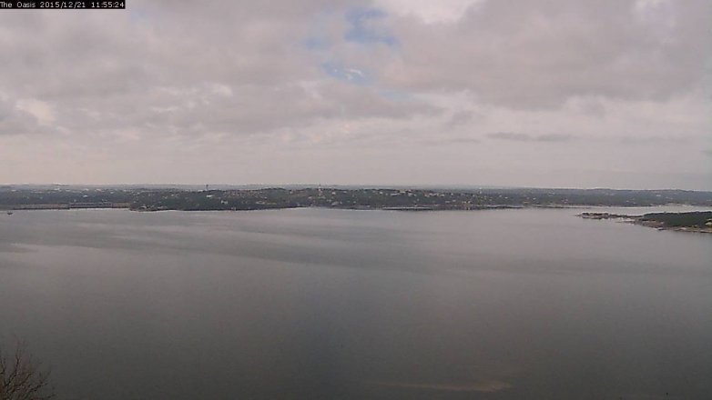 Lake Travis webcam, December 21, 2015 11:00 AM CT