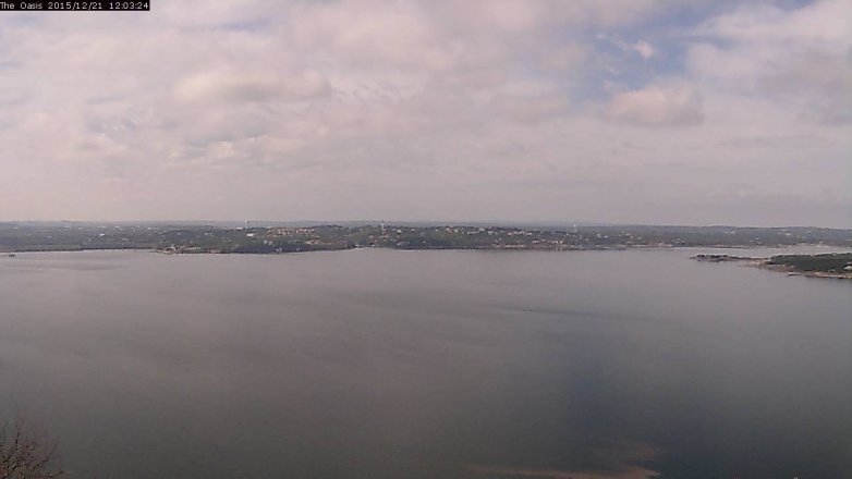 Lake Travis webcam, December 21, 2015 11:10 AM CT