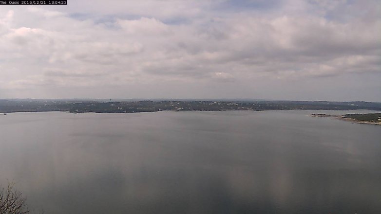 Lake Travis webcam, December 21, 2015 12:10 PM CT
