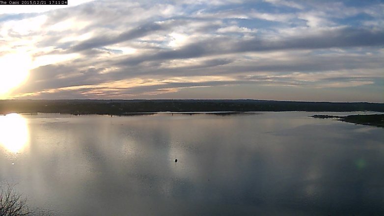 Lake Travis webcam, December 21, 2015 4:20 PM CT