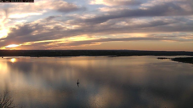 Lake Travis webcam, December 21, 2015 4:30 PM CT