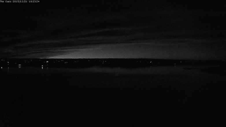 Lake Travis webcam, December 21, 2015 5:30 PM CT
