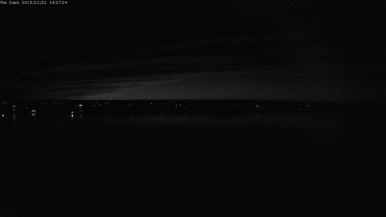 Lake Travis webcam, December 21, 2015 5:35 PM CT