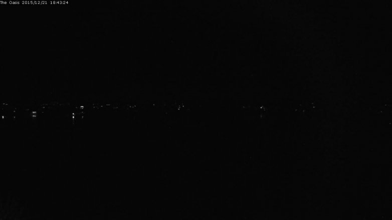Lake Travis webcam, December 21, 2015 5:50 PM CT