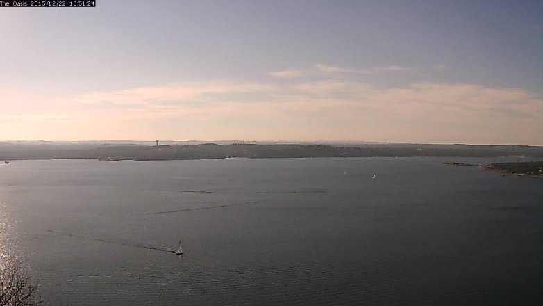 Lake Travis webcam, December 22, 2015 3:00 PM CT